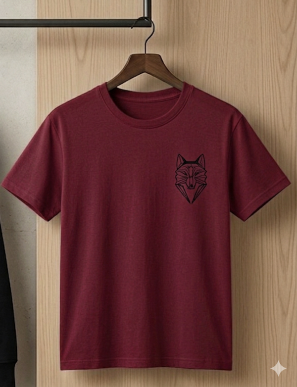 T-shirt Bordô